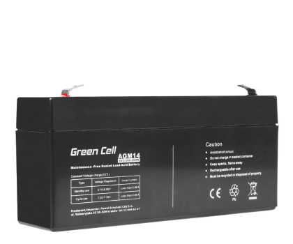 Akumulator do UPS Green Cell Akumulator AGM VRLA  6V 3.3Ah